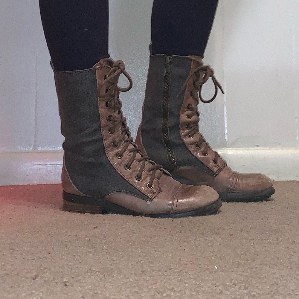 Steve Madden Combat Boots
